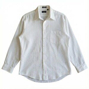 Vintage Christian Dior Monsieur Men's Striped Shirt 16 32-33 Size